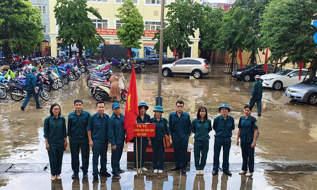 Trung đội Tự vệ Viện Khoa học Giáo dục Việt Nam tham gia Hội thao Quốc phòng lực lượng Dân quân tự vệ quận Hoàn Kiếm năm 2020